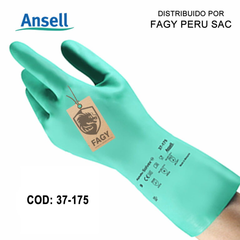 Guantes resistentes a químicos 37-175 ansell