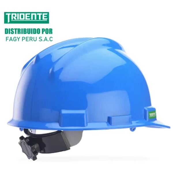 casco tridente color azul